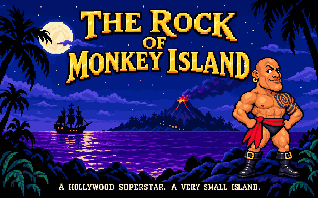 The Rock of Monkey Island